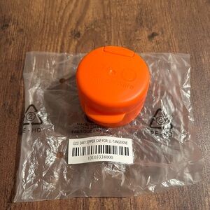 TUPPERWARE Eco Bottle Replacement Flip Top Cap Tangerine For 1L 7180A-2 NEW